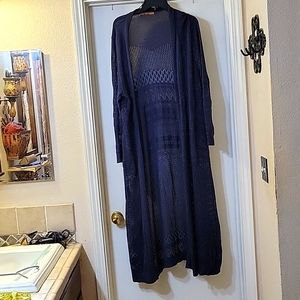 Womens Duster Cardigan Size 2X